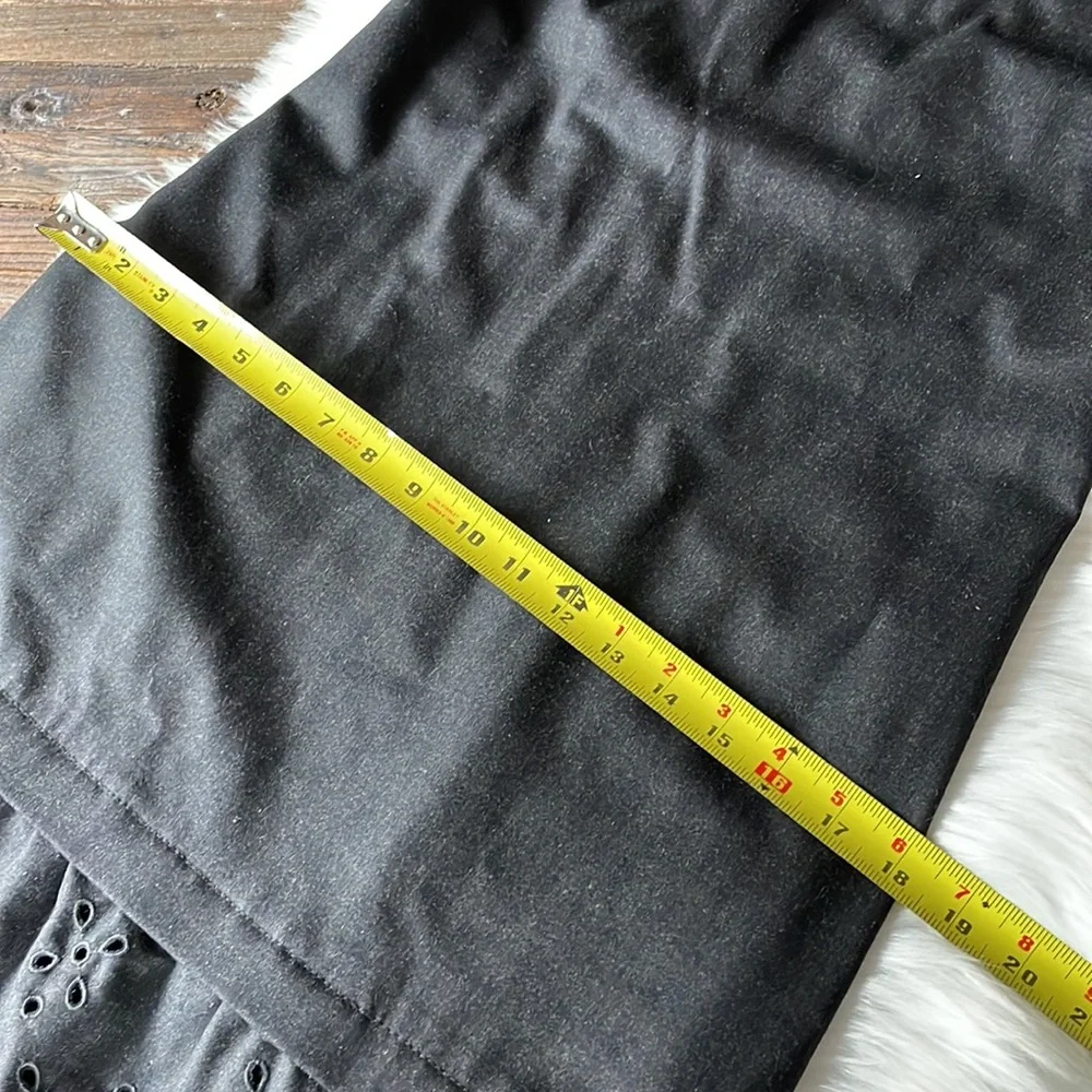 Rebecca Taylor wool blend sleeveless grey sheath dress‎ EUC